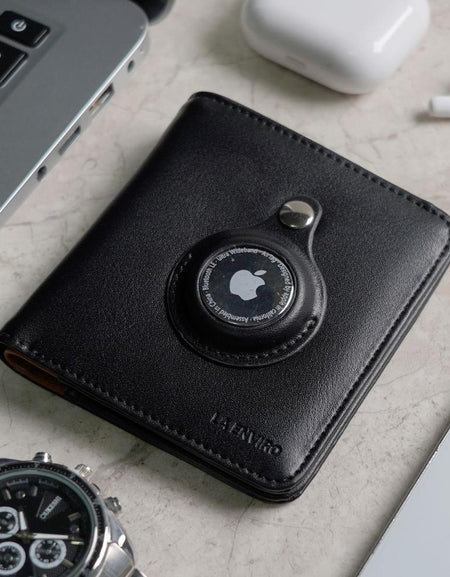 FREO Airtag Wallet - Black-0