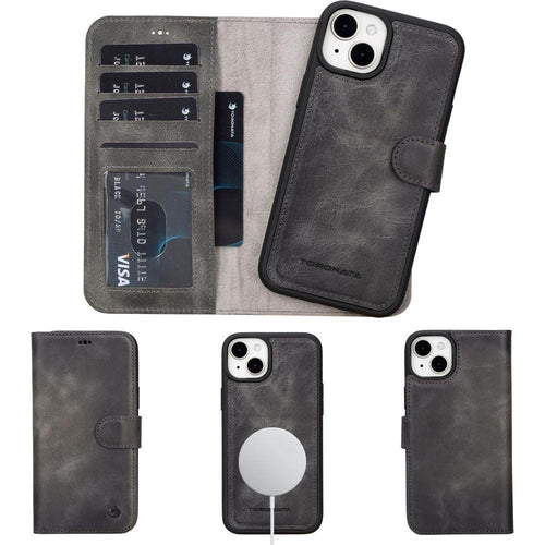 Load image into Gallery viewer, Casper iPhone 14 Series Detachable Leather Wallet Case-165
