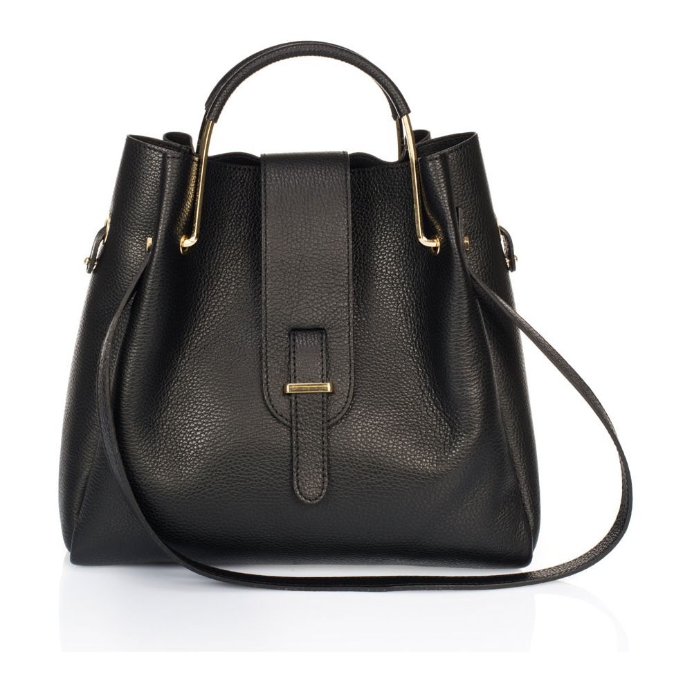 DIONE MINERAL - Exquisite Grain Leather Top Handle Bag for Women