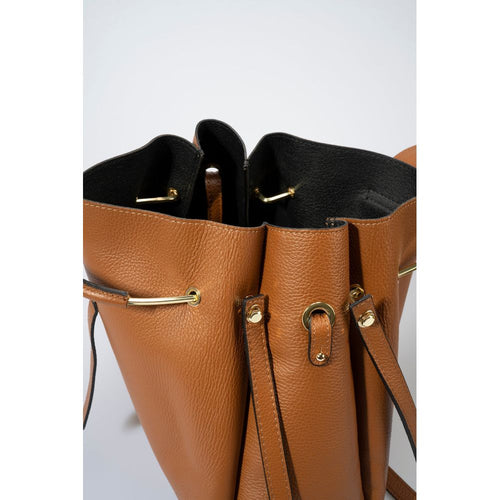 Load image into Gallery viewer, DIONE NERO - Exquisite Italian Grain Leather Top Handle Bag
