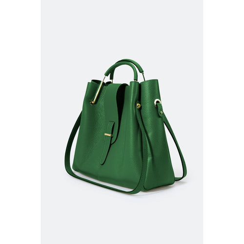 Load image into Gallery viewer, DIONE NERO - Exquisite Italian Grain Leather Top Handle Bag
