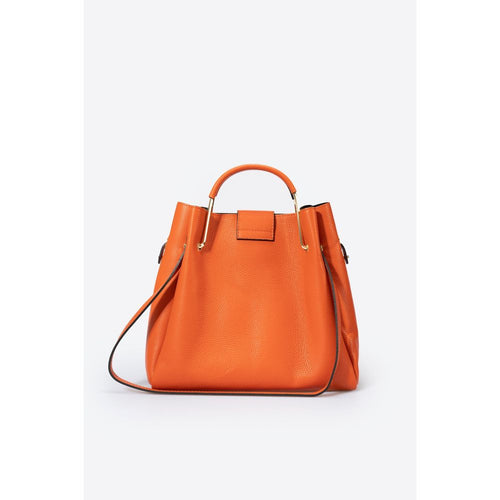 Load image into Gallery viewer, DIONE PAPAYA - Exquisite Grain Leather Top Handle Bag
