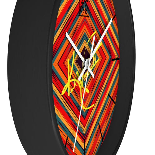 Load image into Gallery viewer, 2882Time™ Boho Tribe Diamond Stripe Geometric Clock
