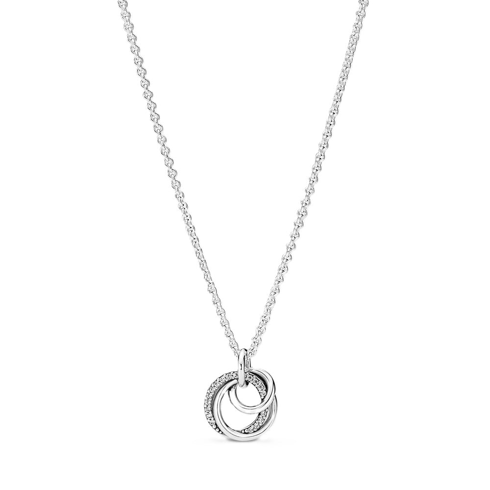 PANDORA Mod. FAMILY ALWAYS ENCIRCLED PENDANT NECKLACE-0