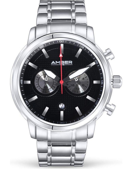 Amber Time Men's Quartz Chronograph Watch - A Timeless Elegance in Precision