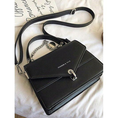 Load image into Gallery viewer, Chain PU Leather Detachable Shoulder Strap Handbag
