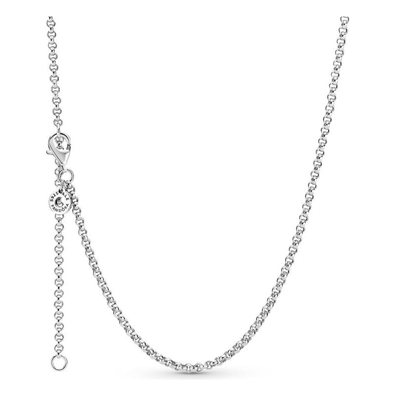 PANDORA JEWELS Mod. ROLO CHAIN NECKLACE-0