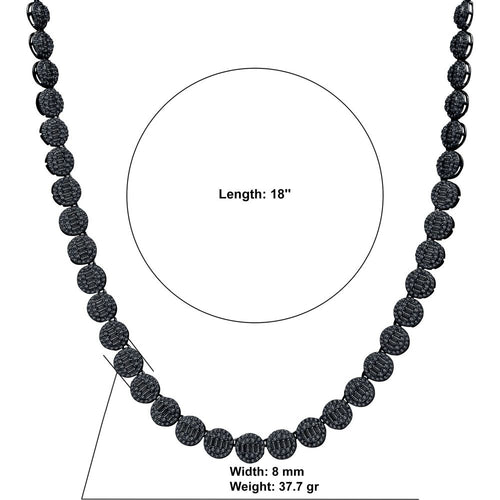 Load image into Gallery viewer, CLAIR STERLING SILVER 8MM CHAIN  |  9220273
