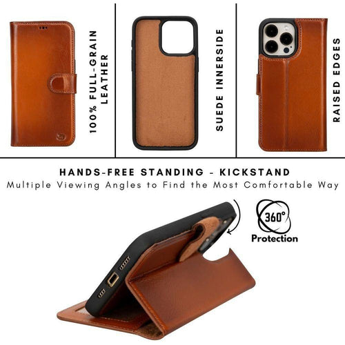 Load image into Gallery viewer, Casper iPhone 14 Series Detachable Leather Wallet Case-2
