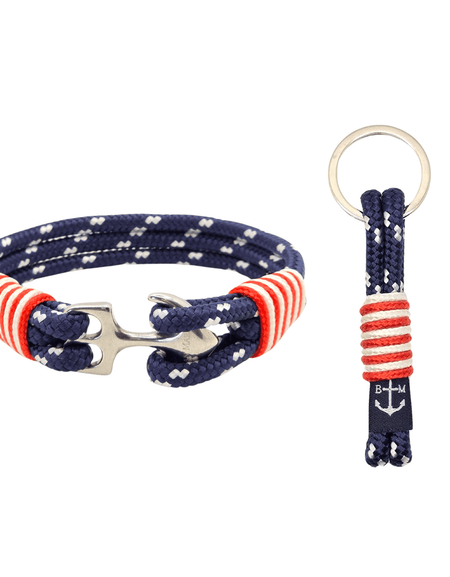 United States of America Nautical Bracelet & Keychain-0