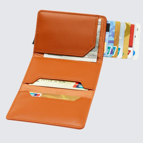 Load image into Gallery viewer, LEURA 2.0 Unisex  Wallet I Tan-3
