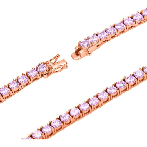 Load image into Gallery viewer, SPARKLE 925 Silver Tennis 3MM Chain - The Epitome of Elegance
