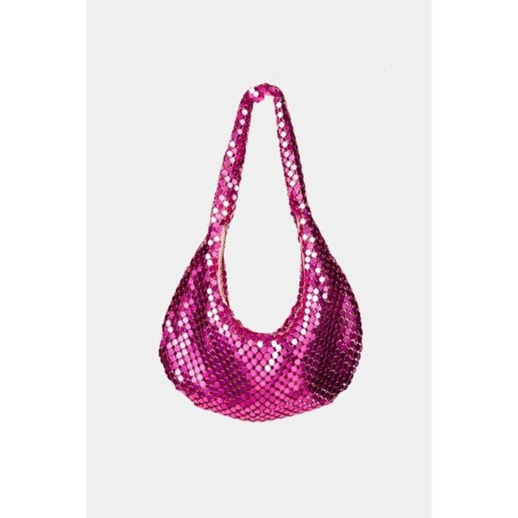 Fame Sequin Disc Handbag: Dazzling Elegance Defined