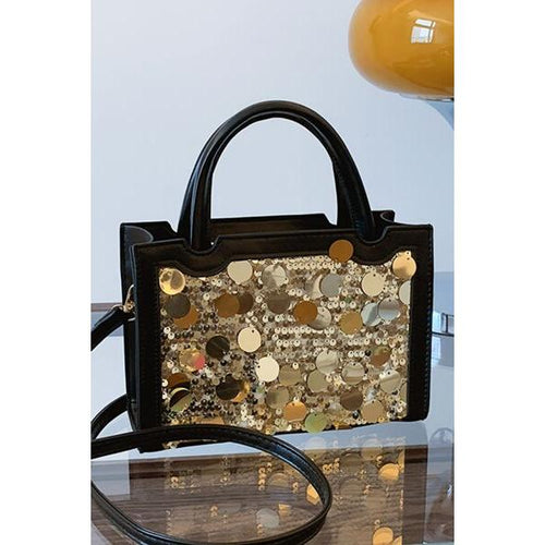 Load image into Gallery viewer, PU Leather Sequin Handbag - Elegance Redefined
