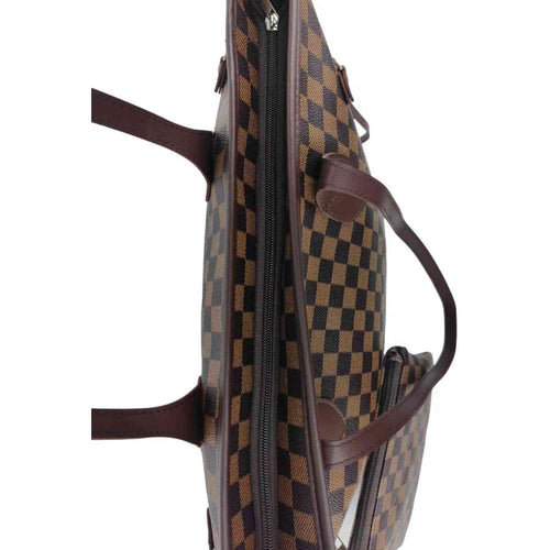 Load image into Gallery viewer, Designer Elegance: Checkered PVC Two-Piece Bag Set
