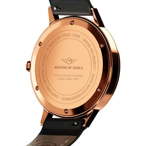 Load image into Gallery viewer, Argo | Rose Gold Gloss - Jet Black
