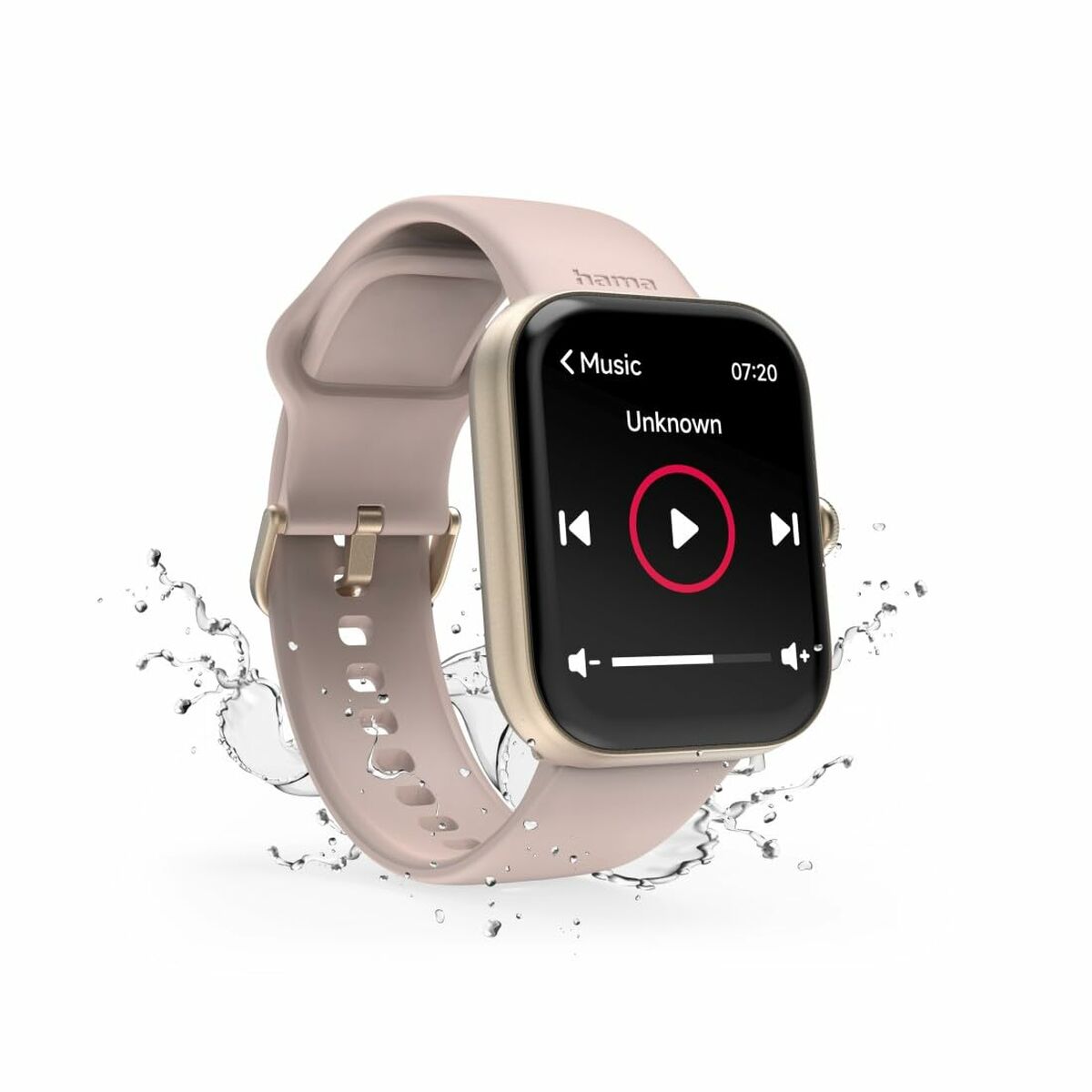 Smartwatch Hama 00178615 FIT WATCH 5000 Pink Rose Gold 1,65"-3