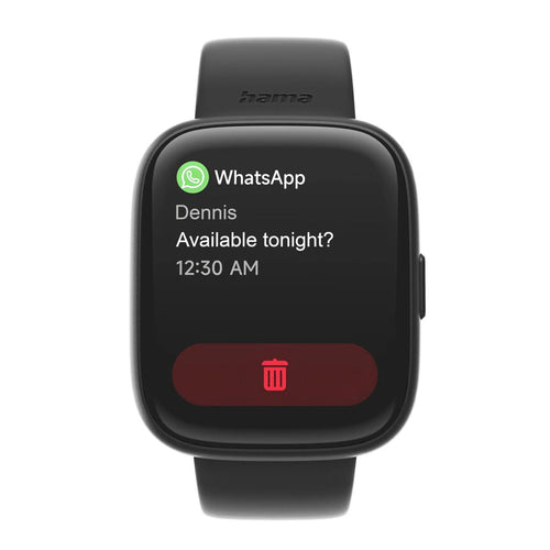 Load image into Gallery viewer, Smartwatch Hama 00178640 Black 1,65" 46 mm-16
