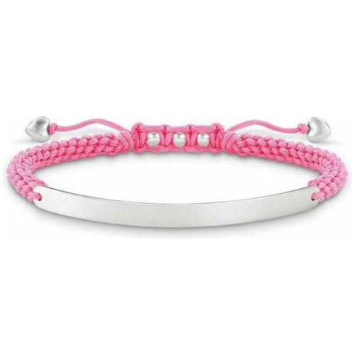 Load image into Gallery viewer, Ladies&#39; Bracelet Thomas Sabo LBA0049-173-9 16 - 19 cm Silver Pink 21 cm-0
