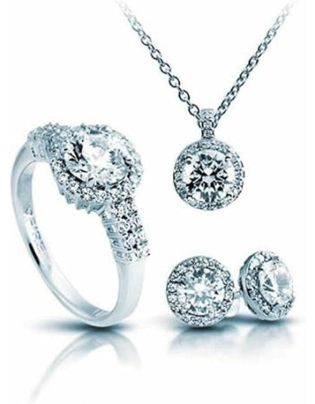 Necklace and matching earrings set Diamonfire 1312691903175 Ring-0