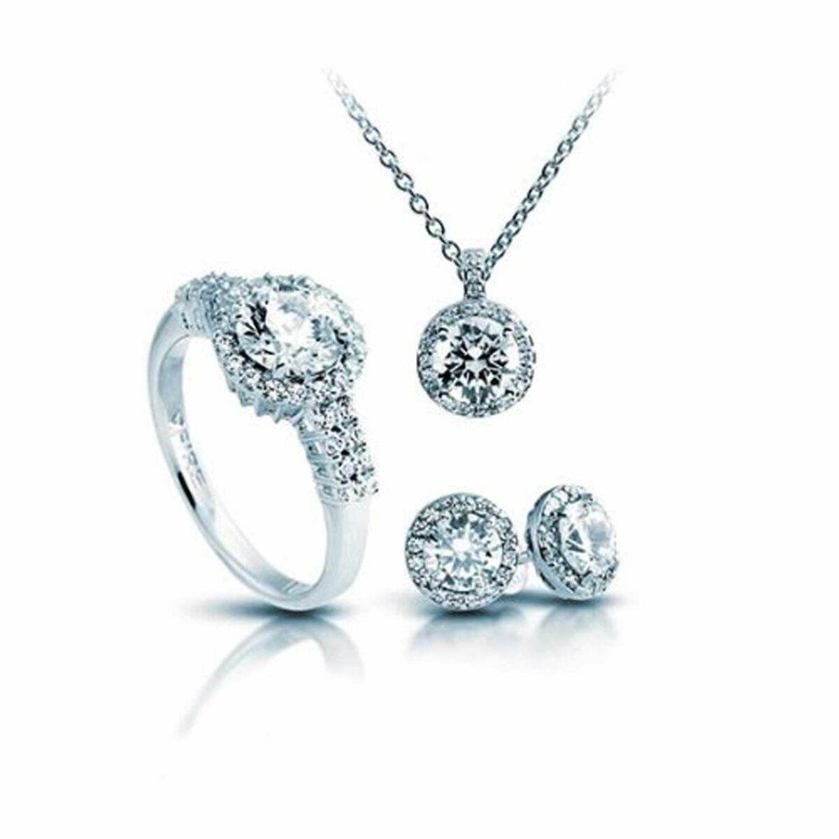 Necklace and matching earrings set Diamonfire 1312691916160 Ring-0