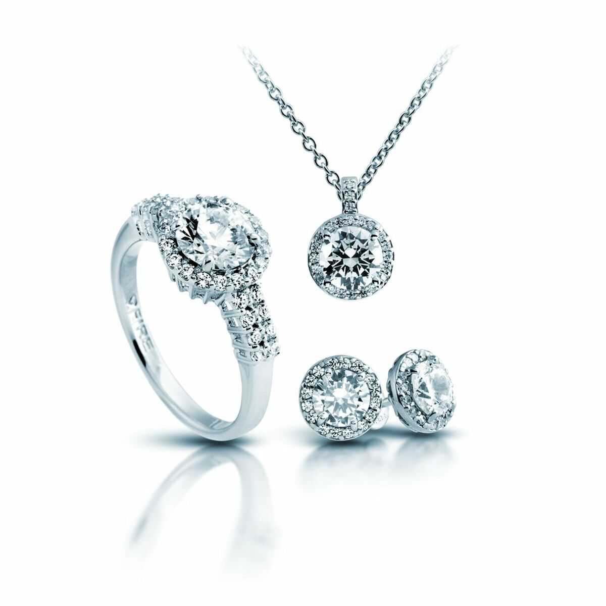 Necklace and matching earrings set Diamonfire 1312691917170 Ring-1