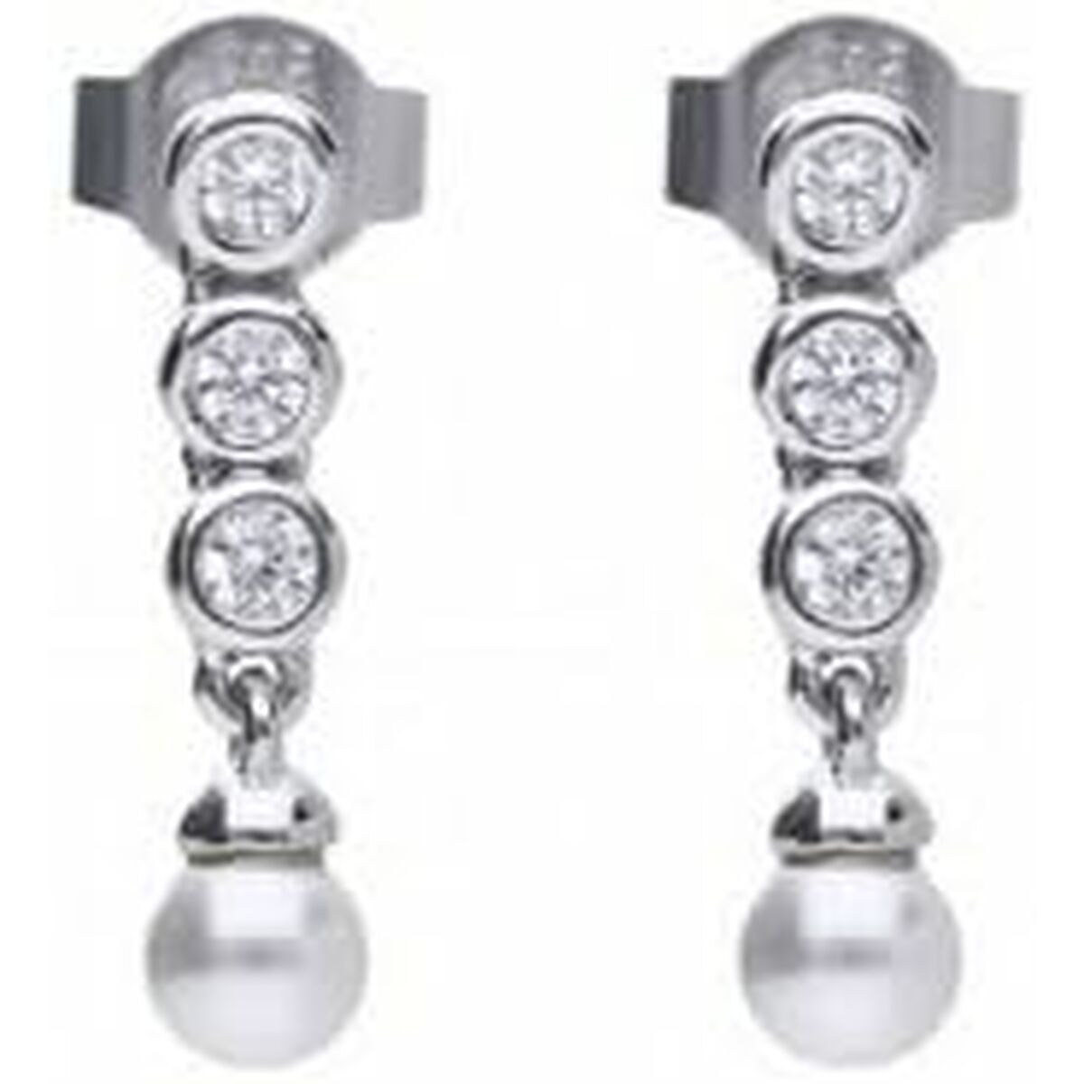 Ladies' Earrings Diamonfire 6218571111 3 cm-1