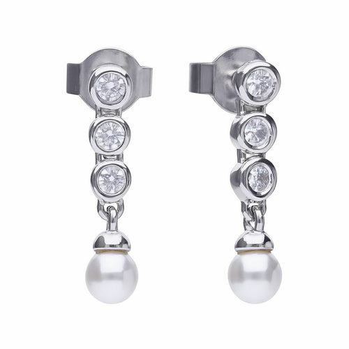 Load image into Gallery viewer, Ladies' Earrings Diamonfire 6218571111 3 cm-0
