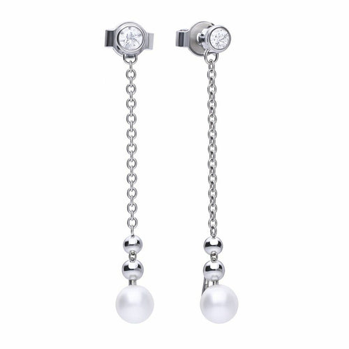 Load image into Gallery viewer, Ladies' Earrings Diamonfire 6218711111 3 cm-0

