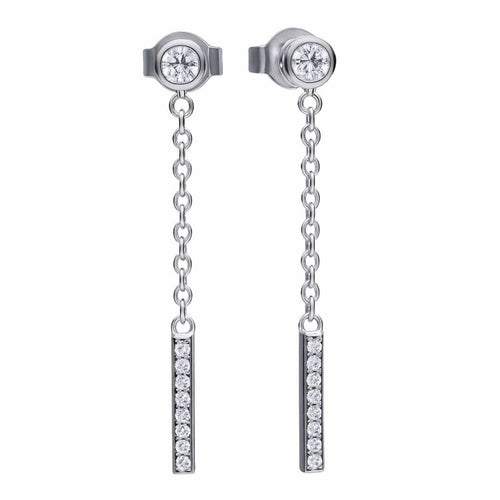 Load image into Gallery viewer, Ladies' Earrings Diamonfire 6219191082 3 cm-0

