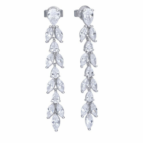 Load image into Gallery viewer, Ladies' Earrings Diamonfire 6220211082 3 cm-0
