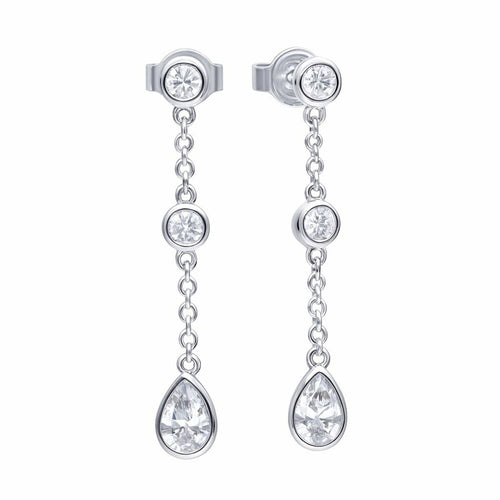 Load image into Gallery viewer, Ladies' Earrings Diamonfire 6220811082 3 cm-0
