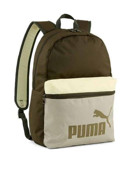 Casual Backpack Puma Phase Color Block Olive-0
