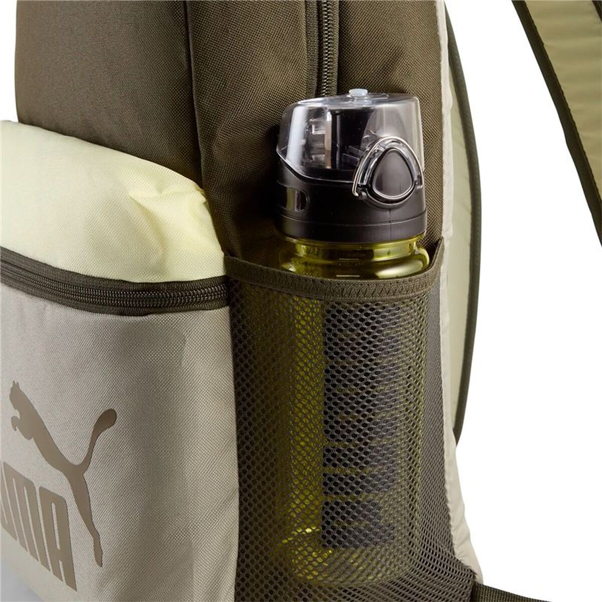 Casual Backpack Puma Phase Color Block Olive-3