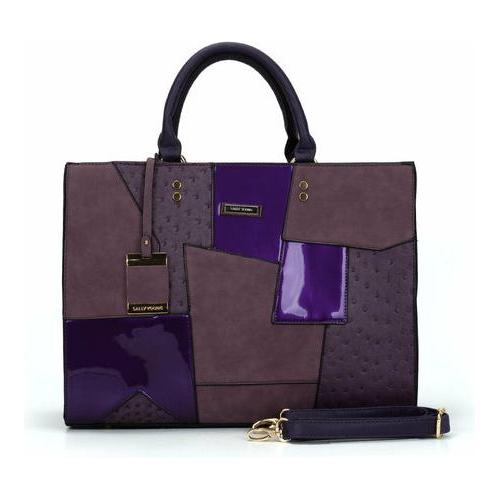 Luxurious Geometric Pattern Single Shoulder Stitching Ladies Handbag