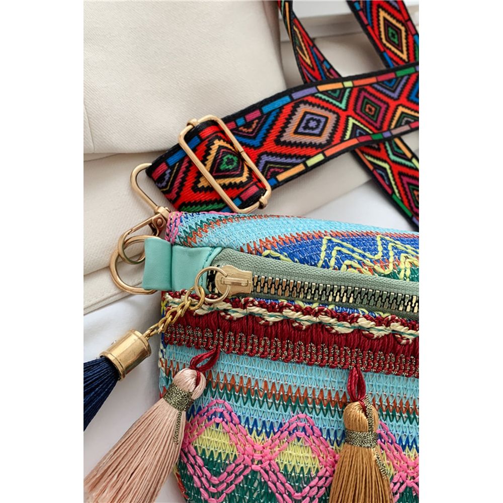 Bohemian Sling Bag with Tassels