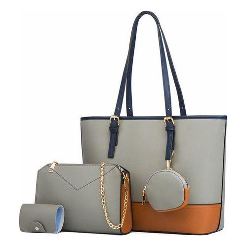 Load image into Gallery viewer, Luxurio Women&#39;s Fashion Handbag Set of Four Pieces
