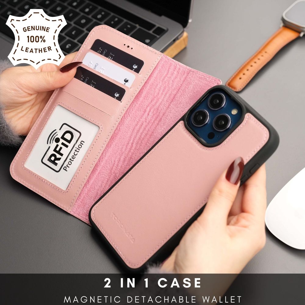 Casper Leather iPhone 15 Wallet Case | MagSafe-55