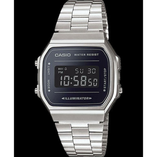 Load image into Gallery viewer, Men&#39;s Watch Casio A168WEM-1EF Black Silver-0
