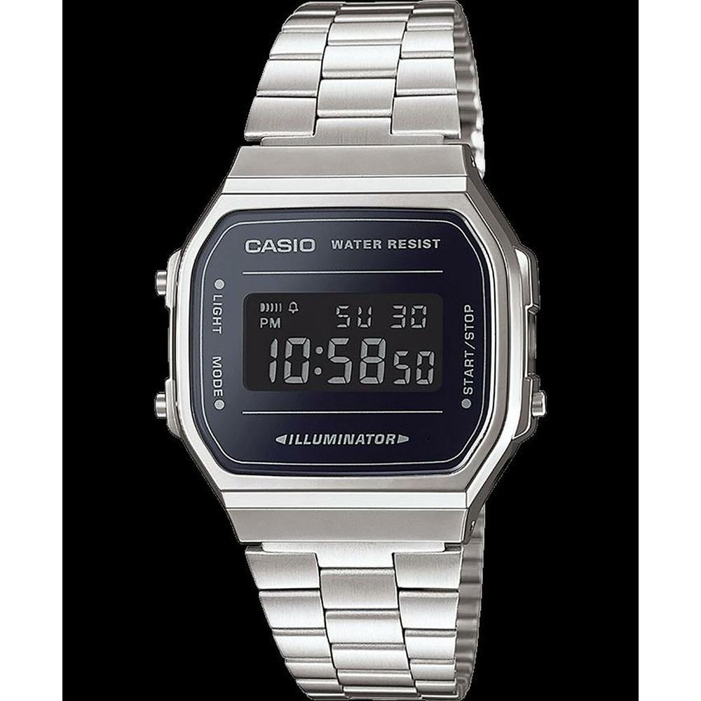 Men's Watch Casio A168WEM-1EF Black Silver-0