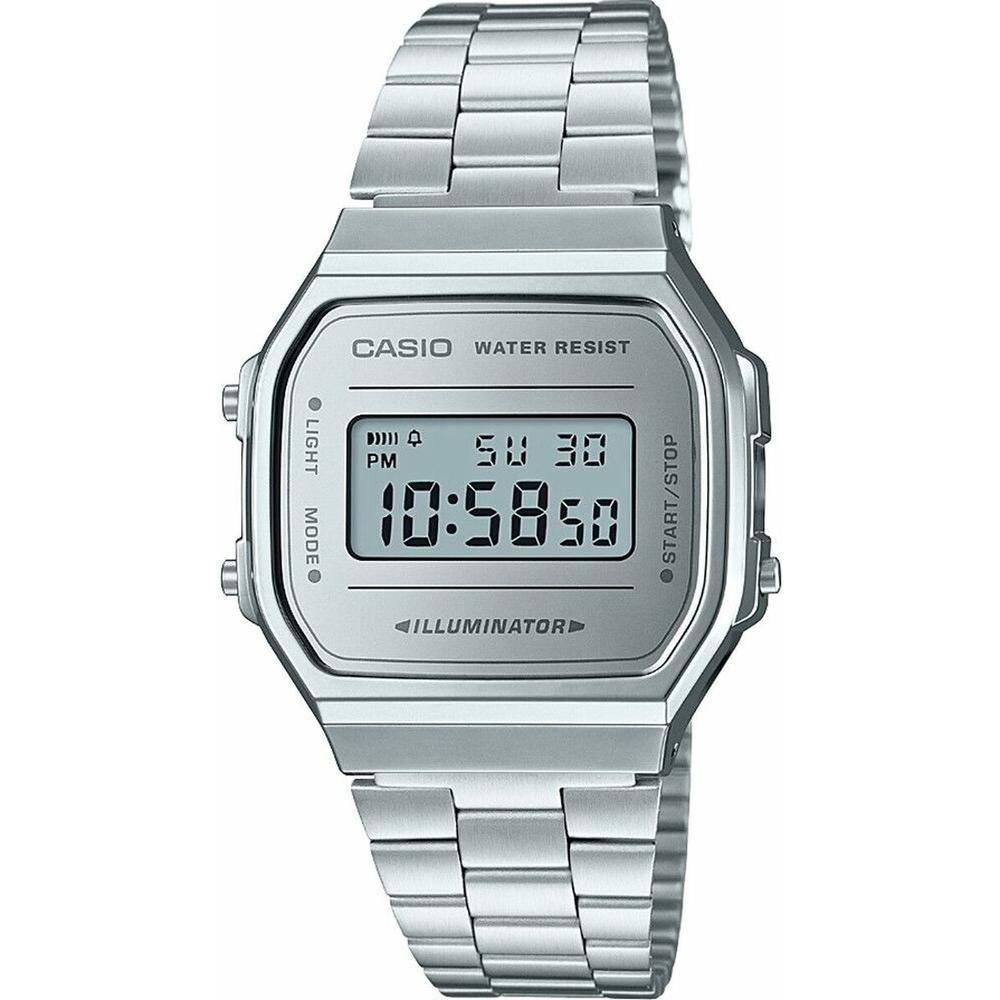 Men's Watch Casio A168WEM-7EF Grey Silver-0