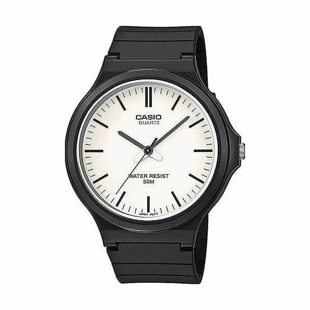 Men's Watch Casio MW-240-7EVEF White Black-2