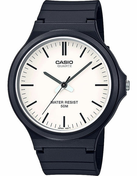 Men's Watch Casio MW-240-7EVEF White Black-0