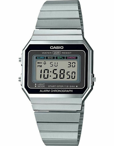 Men's Watch Casio A700WE-1AEF Black Silver (Ø 35 mm)-0