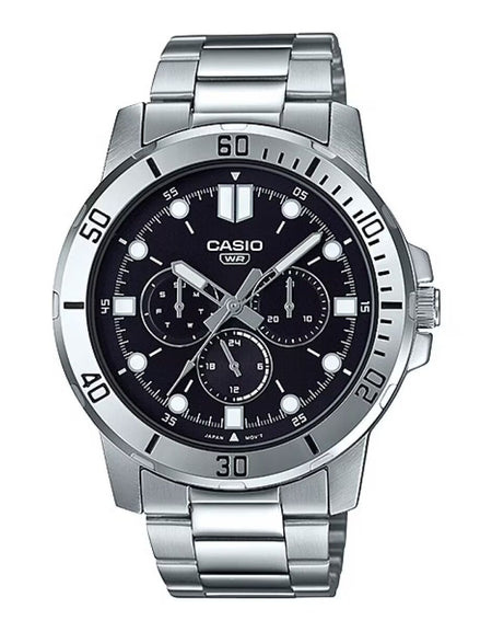 Men's Watch Casio MTP-VD300D-1E Silver (Ø 45 mm)-0