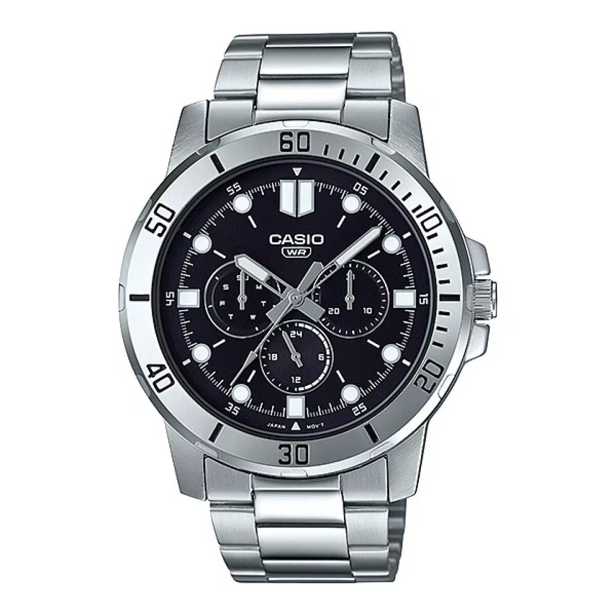 Men's Watch Casio MTP-VD300D-1E Silver (Ø 45 mm)-0