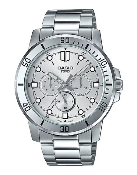 Men's Watch Casio MTP-VD300D-7EUDF Silver (Ø 45 mm)-0