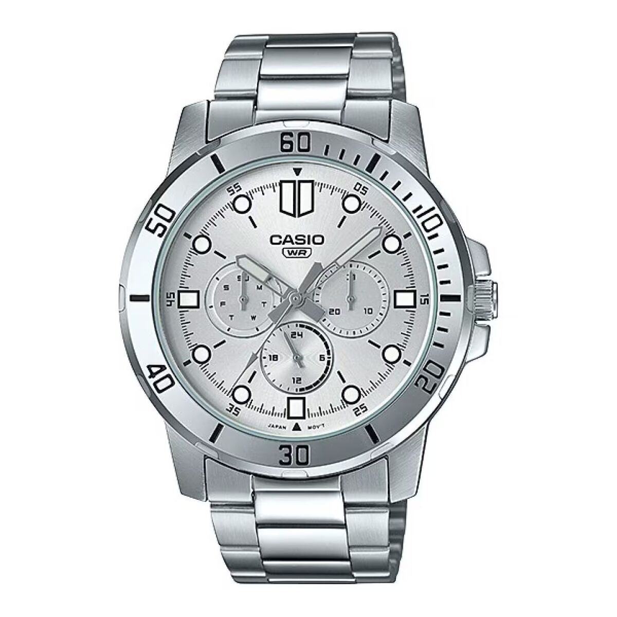 Men's Watch Casio MTP-VD300D-7EUDF Silver (Ø 45 mm)-0