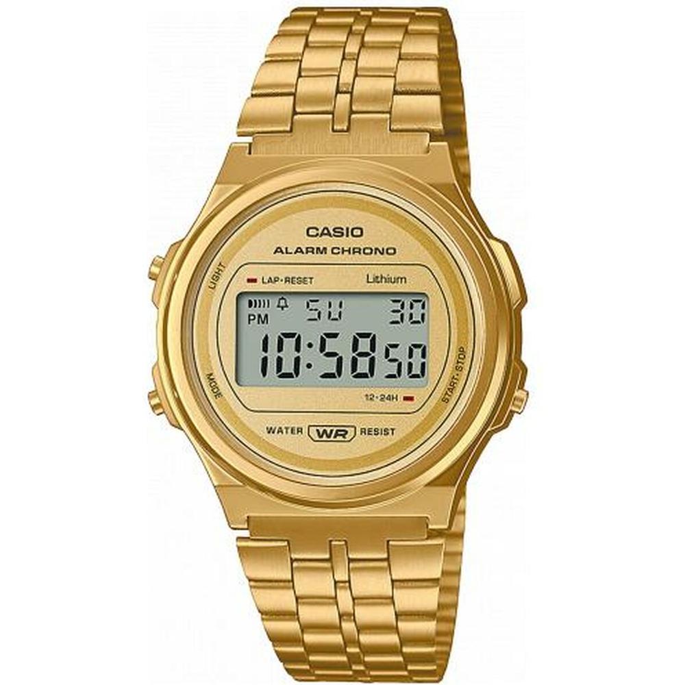 Unisex Watch Casio A171WEG-9AEF Golden Vintage-0