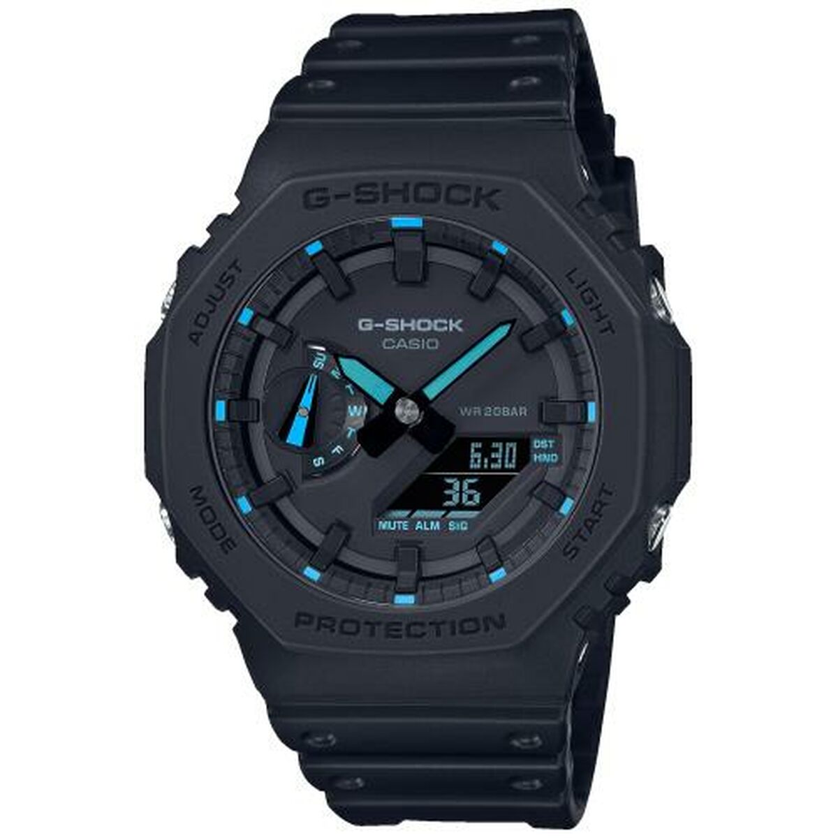 Men's Watch Casio G-Shock GA-2100-1A2ER Digital Analogue Black-0